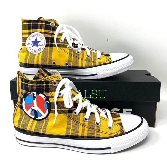 Converse Chuck Taylor All Stars High Top Yellow Women's Size 7 Piece 167412F - Picture 7 of 8